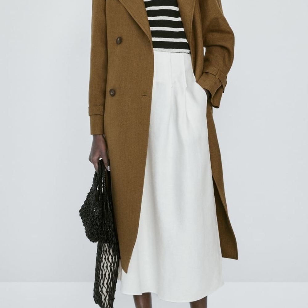 Massimo Dutti Linen Skirt